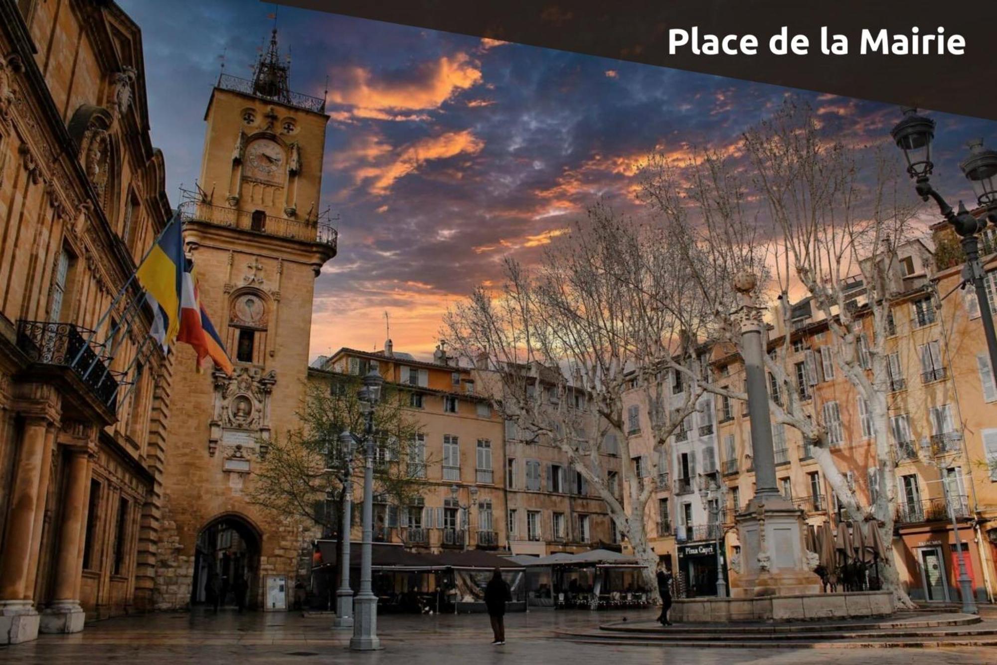 Le Petit Saint Esprit - Centre Ville - Calme - Lumineux - Fibre Aix-en-Provence Eksteriør billede